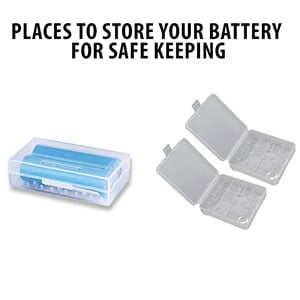 batteries stores in a case