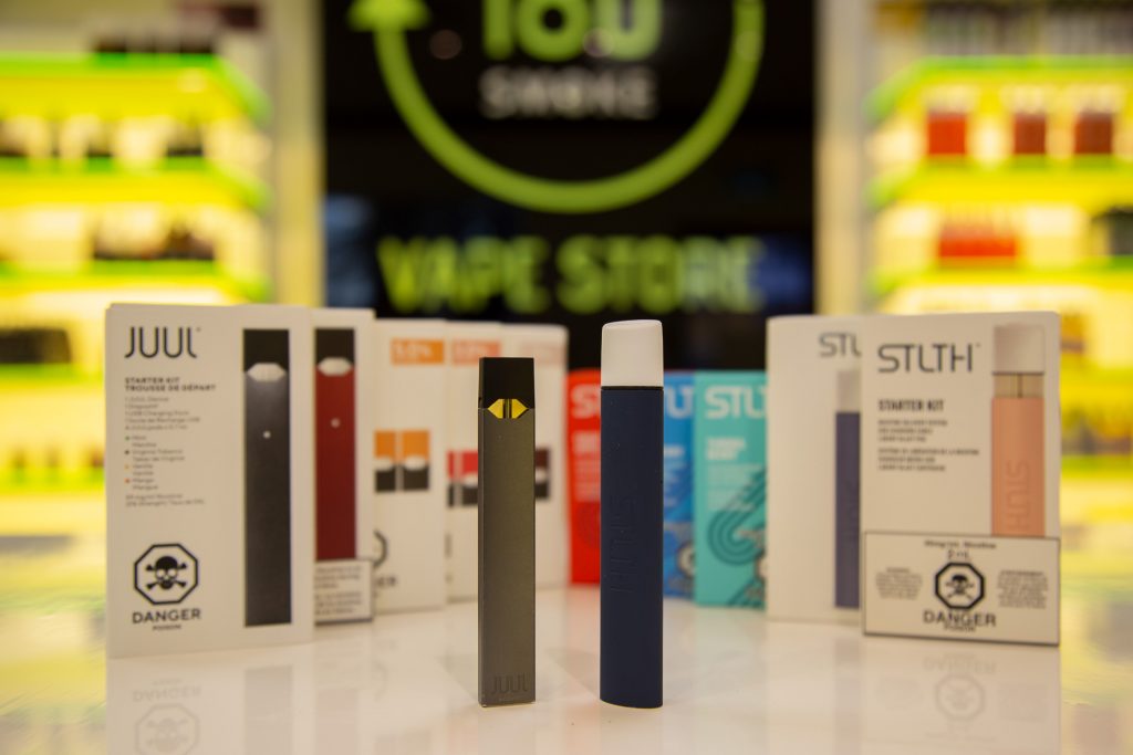 STLTH and JUUL products